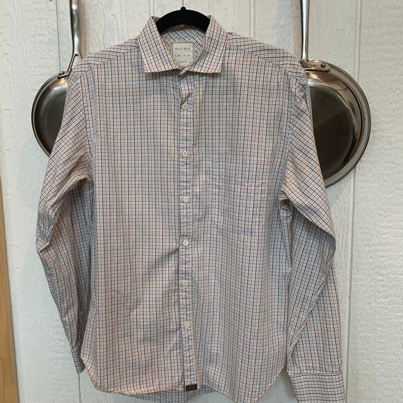 Lot‎ of 3 Billy Reid Sz M L/S B/F Plaid Cotton Shirts - Picture 9 of 12